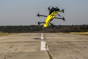 Big Drone landing