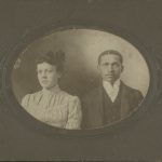 Wedding photo of Waddie L and George Washington Owens, 1901. (Owens Papers)