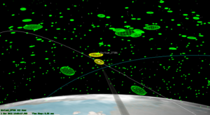 Figure 11-63: Sample STK Screenshot Demonstrating the Space Environment Effects Tool (Source: Ansys STK Premium Space Brochure)