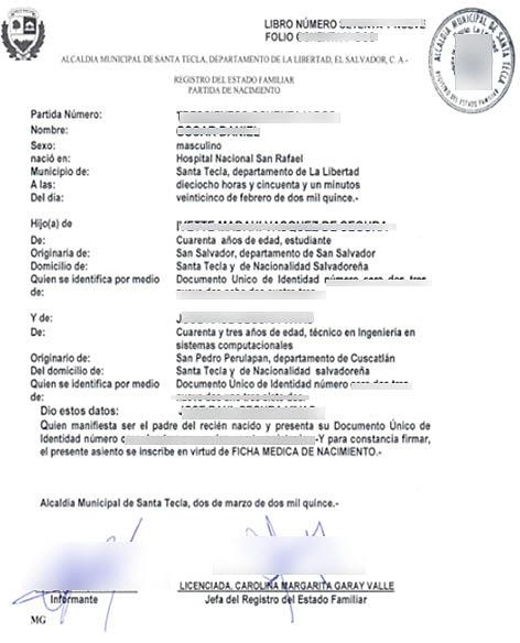 transcripción en el texto